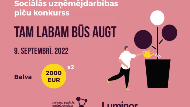 Izsludināta pieteikšanās sociālās uzņēmējdarbības konkursam