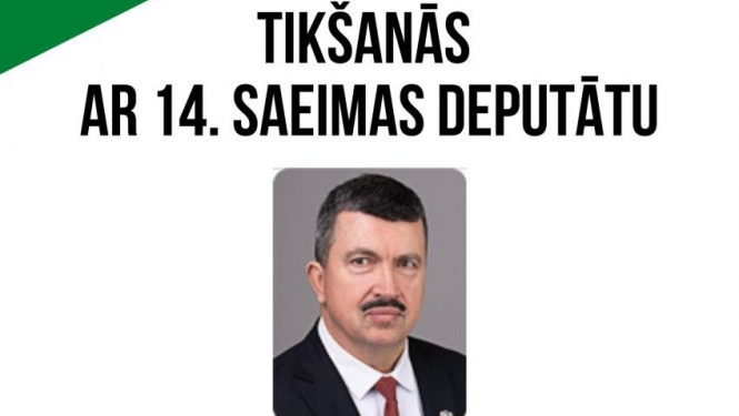 Tikšanās ar 14. Saeimas deputātu Arnoldu Jātnieku