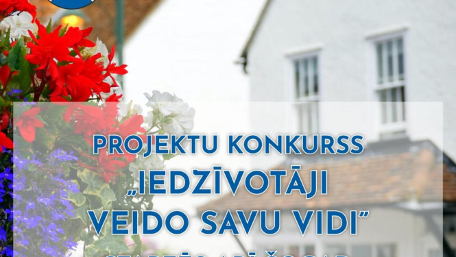 Projektu konkurss „Iedzīvotāji veido savu vidi” startēs arī šogad