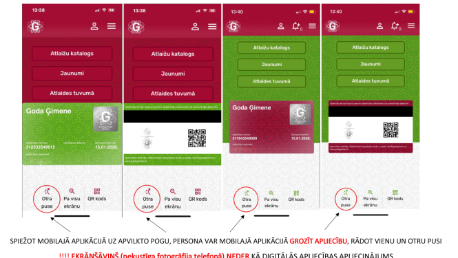 Kā atpazīt digitālo apliecību ''Goda ģimene''