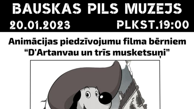 Bauskas pilī animācijas filma bērniem un visai ģimenei