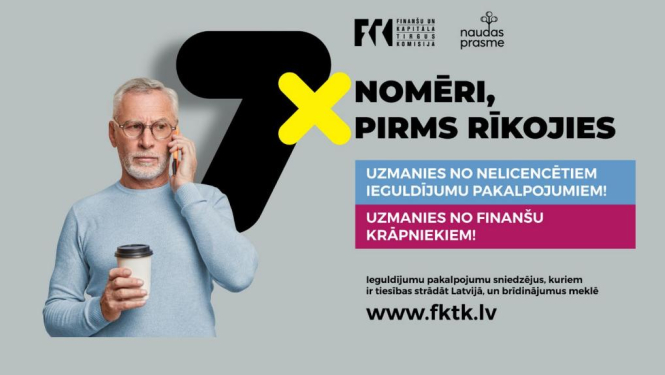 Uzmanies no finanšu krāpniekiem!