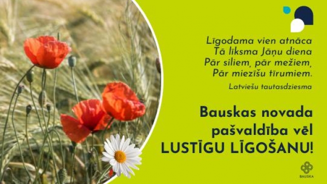Gaišus un priecīgus Līgo svētkus!
