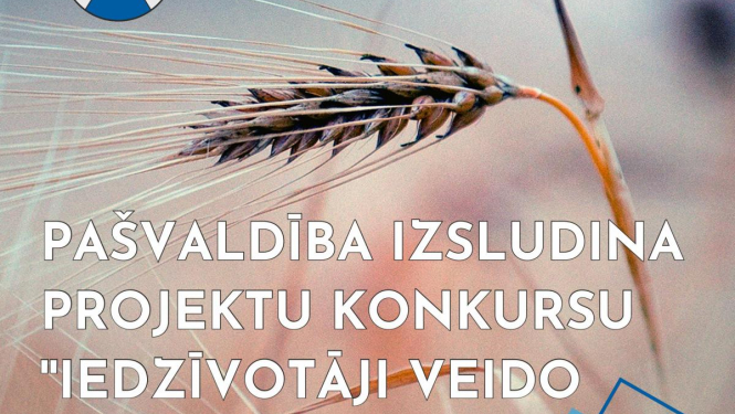 Vēl tikai līdz 3.aprīlim iedzīvotāji var iesniegt savus projektus konkursam "Iedzīvotāji veido savu vidi"