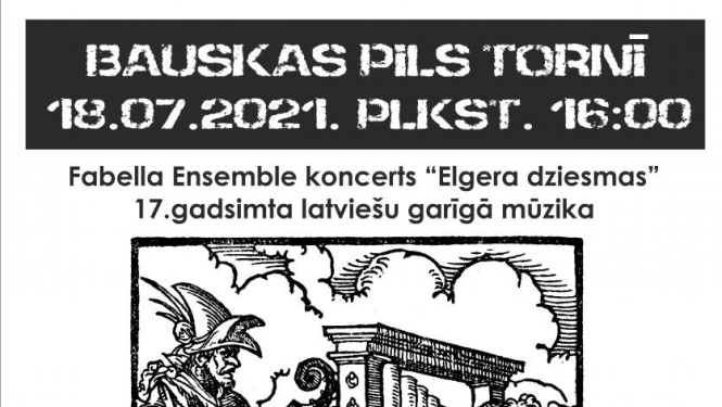 Izskanēs grupas Fabella Ensemble koncerts “Elgera dziesmas”- 17.gadsimta latviešu garīgā mūzika
