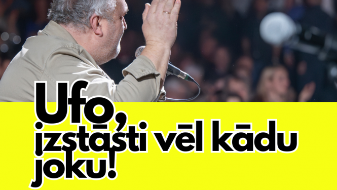UFO humora šovs “UFO, izstāsti vēl kādu joku!” 11. aprīlī plkst. 19:00 Bauskas Kultūras centrā