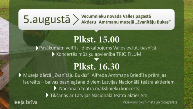 Atceres pasākums Alfredm Amtmanim Briedītim