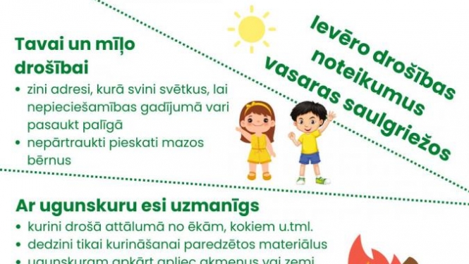 VUGD aicina glābt dzīvības, līgojot droši