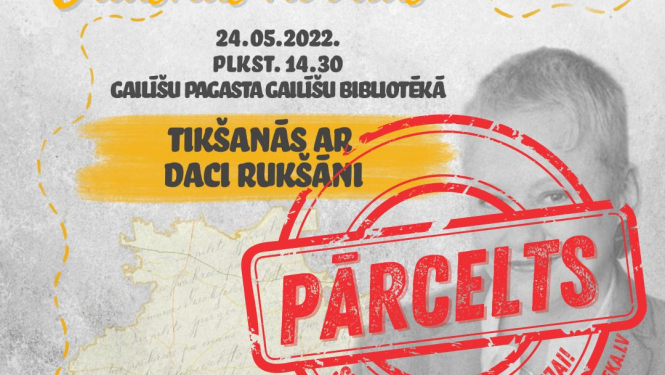 PĀRCELTS: Rakstnieka pieturvieta – Gailīši