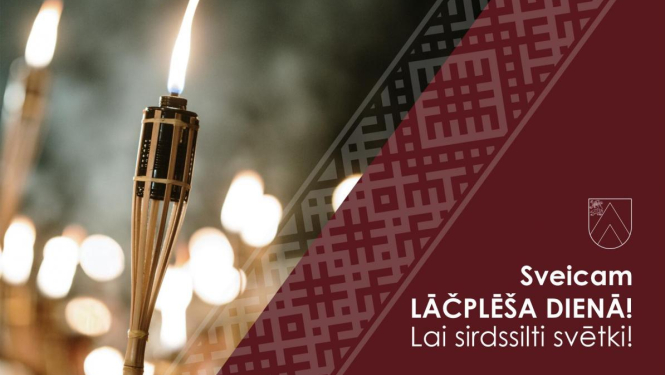 Sveicam Lāčplēša dienā!