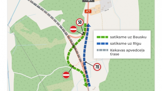 Izmaiņas satiksmē