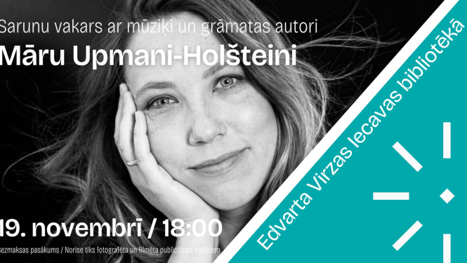 Sarunu vakars ar Māru Upmani-Holšteinu 19-11-2025