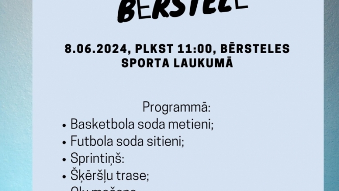 Sporta diena Bērstelē