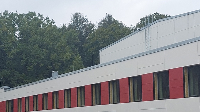 Sporta skolas fasāde