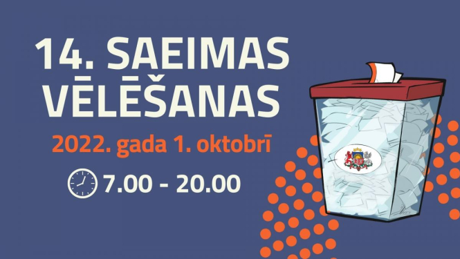 14. Saeimas vēlēšanas - 1. oktobrī Bauskas novadā