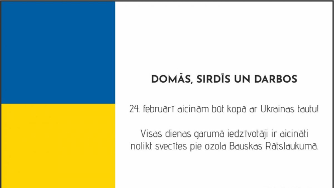 24. februārī pieminēsim karadarbības Ukrainā gadadienu