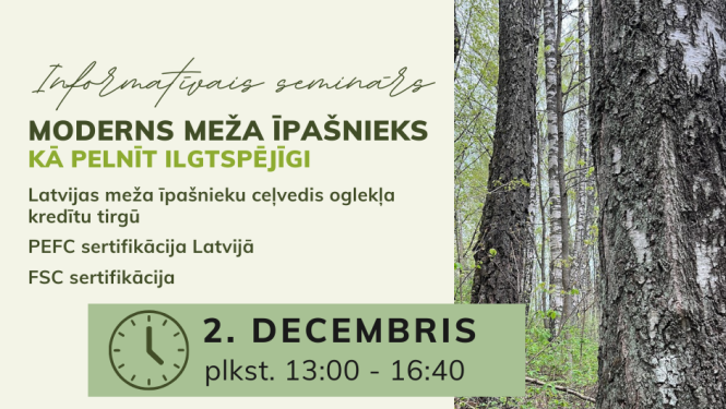 Seminārs meža īpašniekiem