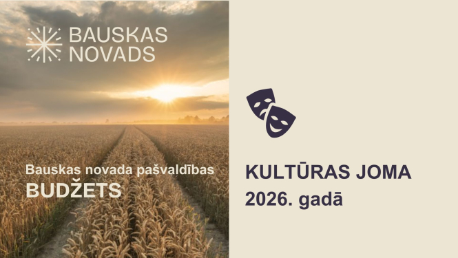 Kultūra 2026. gadā - pieejama, dzīva un kopā veidota