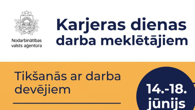 NVA rīko karjeras dienas darba meklētājiem „Esi savas karjeras virzītājs!”