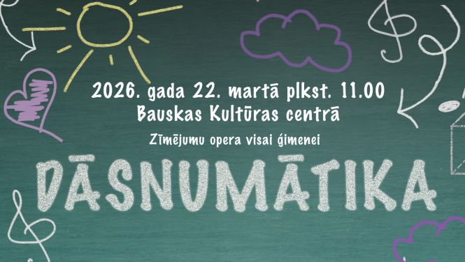 Izrādes "Dāsnumātika" afiša