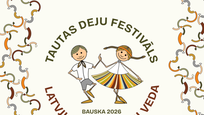 Latvju bērni danci veda logo