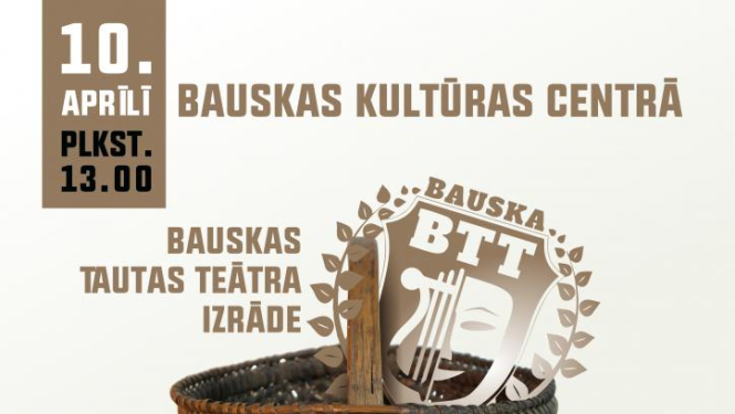 Otrajās Lieldienās Bauskas Tautas teātris aicina bērnus uz kopīgām rotaļām iestudējuma pirmizrādē
