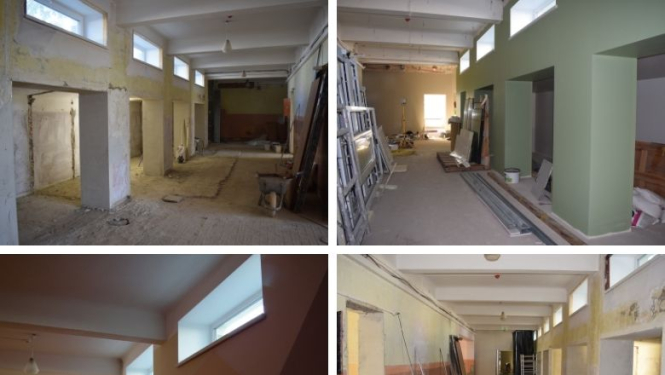 Turpinās apjomīgi remontdarbi Bauskas 2.vidusskolā