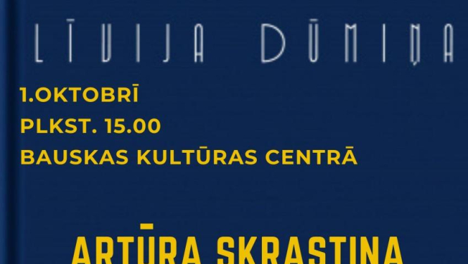 Saruna ar aktieri Artūru Skrastiņu un grāmatas autori Līviju Dūmiņu