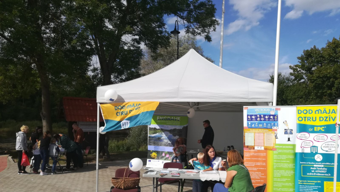 Pagalmu svētku ietvaros iedzīvotāji iesaistās projekta ENGRAVE aktivitātēs