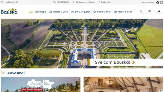Izstrādāts jauns tūrisma logo un tīmekļvietne visit.bauska.lv
