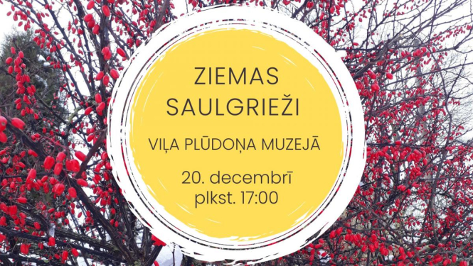 Viļa Plūdoņa muzejā "Lejeniekos" 20.decembrī Ziemas saulgriežu pasākums
