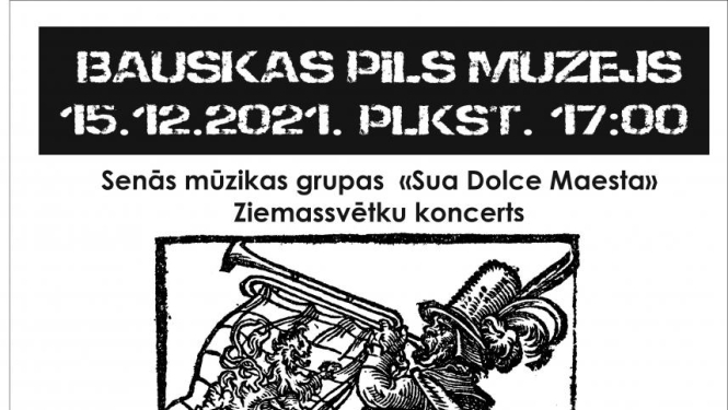 Bauskas pilī skanēs Ziemassvētku koncerts