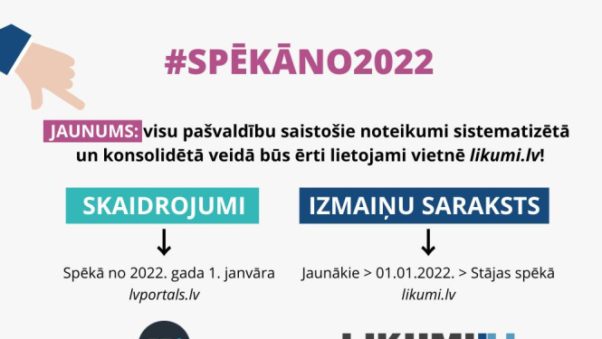 #Spēkāno2022: kur meklēt jaunos likumus un to skaidrojumus?