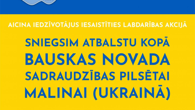 Bauskas novada pašvaldība organizē palīdzības sniegšanu sadraudzības pašvaldībai