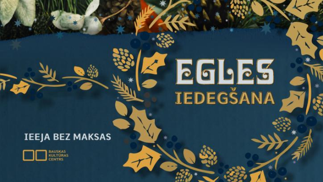 Iededzot pilsētas galveno egli, Bauskā uzsāks gaidīt Ziemassvētkus