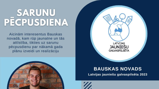 Bauskas novada jaunieši aicina uz sarunu pēcpusdienu par 2023.gada plāniem un to realizāciju