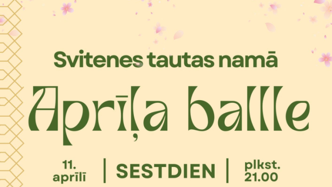 Aprīļa balle Svitenes tautas namā