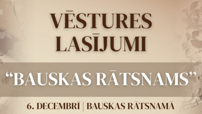 Bauskas rātsnamam 410 afiša