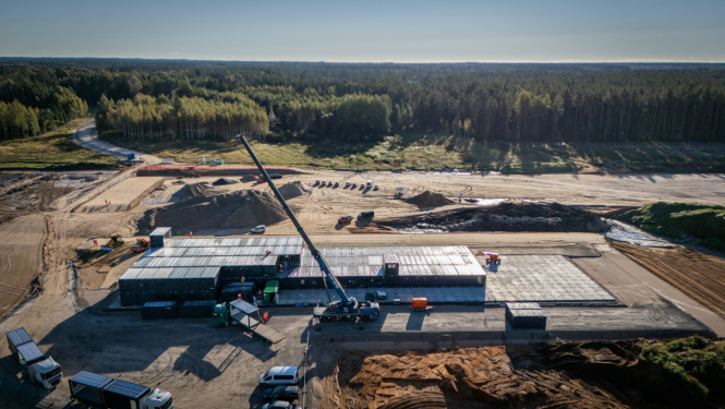 Sāk biroja būvi Rail Baltica pie Iecavas