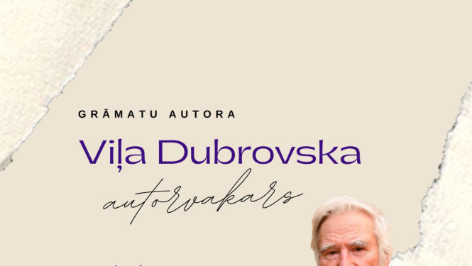 Viļa Dubrovska autorvakars 01-04-2026