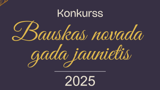 Izziņo konkursu Bauskas novada Gada jaunietis 2025