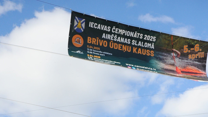 Airēšanas slaloma sezonas sākums