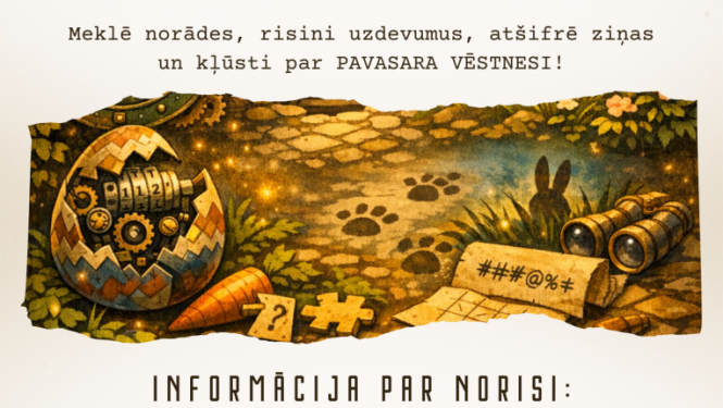 Lieldienu izlaušanās spēle "Zaķa slepenā darbnīca"