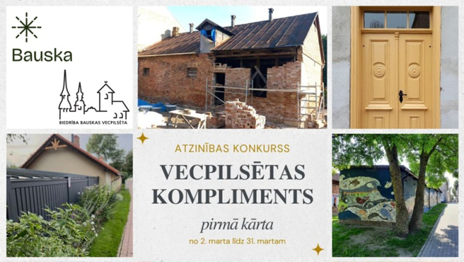 Atzinības konkurss "Vecpilsētas kompliments"