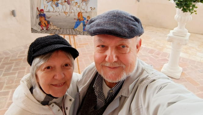 Tatjana Paļčuka-Rikāne un Pēteris Rikāns