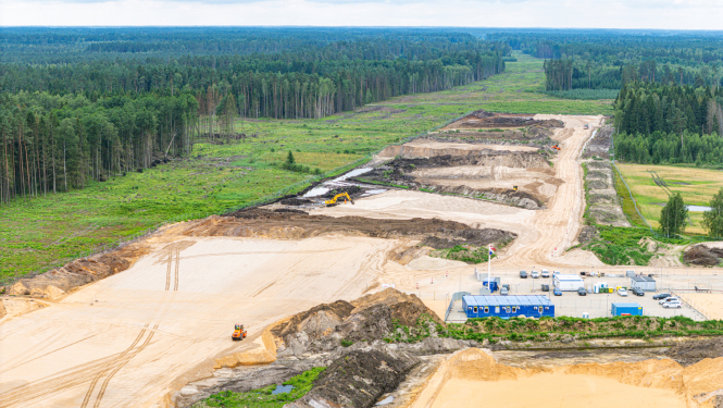 progress Rail Baltica trases pirmajā objektā