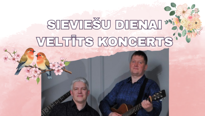 Sieviešu dienai veltīts koncerts Ceraukstes tautas namā