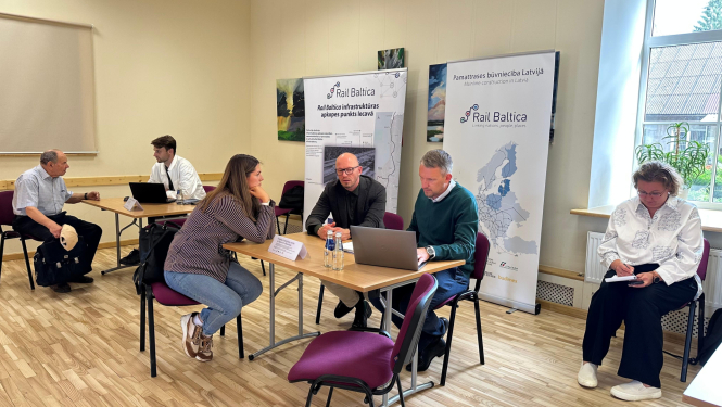 Rail Baltic tikšanās Iecavā