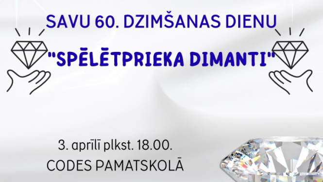 Codes amatierteātra 60. dzimšanas diena