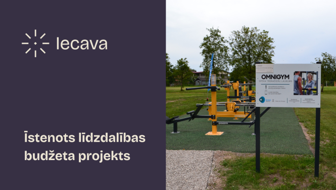 Iecavā īstenots līdzdalības budžeta projekts